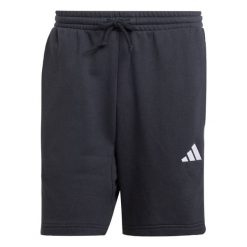 Spodenki Adidas Sport M 3S Ft Dorosłych. Czarne krótkie spodenki sportowe męskie Adidas, m, bez wzorów, z bawełny, na fitness i siłownię. Za 120.99 zł.