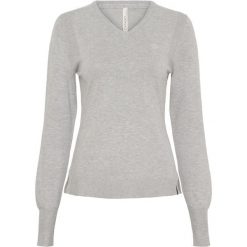 Sweter damski Catago Teagan. Szare swetry damskie CATAGO, xl, z aplikacjami, z dzianiny, eleganckie, bez kołnierzyka, bez ramiączek, długie, bez kaptura. Za 249.50 zł.