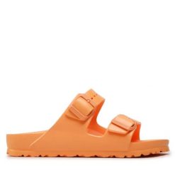 BIRKENSTOCK ARIZONA EVA Klapki damskie. Brązowe klapki damskie Birkenstock, bez wzorów, biznesowe, bez obcasa. Za 179.99 zł.
