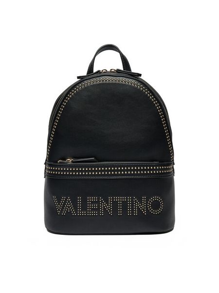 Valentino Plecak Shine VBS8AI20 Czarny. Czarne plecaki damskie Valentino, bez wzorów, ze skóry. Za 429.99 zł.