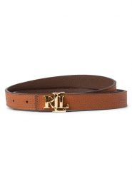 Lauren Ralph Lauren dwustronny pasek skórzany Kobiety skóra brązowy, M. Brązowe paski damskie Lauren Ralph Lauren, bez wzorów, ze skóry. Za 479.95 zł.