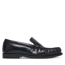 Mokasyny Calvin Klein. Czarne mokasyny damskie Calvin Klein. Za 569.99 zł.