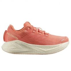 Buty do biegania damskie Salomon Aero Glide 3. Brązowe obuwie sportowe damskie Salomon, bez wzorów, z materiału, do biegania. Za 659.99 zł.
