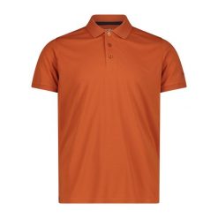 Koszulka męska turystyczna CMP 3T60077. Brązowe koszulki polo męskie CMP, m, bez wzorów, sportowe, bez ramiączek. Za 83.99 zł.