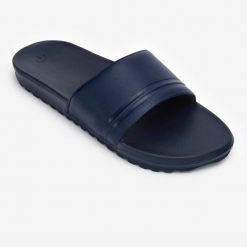 Klapki męskie Olaian 550. Niebieskie buty sportowe męskie OLAIAN, z poliesteru, bez zapięcia. Za 79.99 zł.