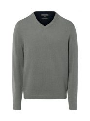 Finshley & Harding sweter z dzianiny z dodatkiem kaszmiru Mężczyźni Bawełna szary, XL. Szare swetry przez głowę męskie Finshley & Harding, m, bez wzorów, z bawełny, bez kołnierzyka. Za 299.95 zł.