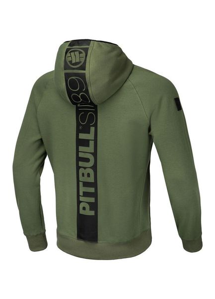 Spodnie męskie Dolphin. Zielone bluzy męskie PITBULL, m, z aplikacjami, z bawełny, na fitness i siłownię. Za 299.00 zł.