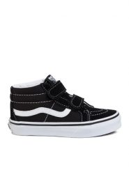 Vans Tenisówki Sk8-Mid Reissue V VN00018T6BT1 Czarny. Czarne trampki i tenisówki dziewczęce Vans, bez wzorów, ze skóry, bez zapięcia. Za 179.99 zł.