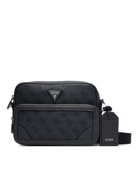 Guess Saszetka Milano HMMIL LP6222 Szary ciemny. Szare saszetki męskie Guess, ze skóry. Za 352.99 zł.