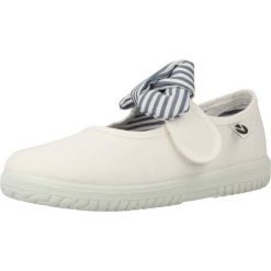 Buty VICTORIA 105110 Biały. Białe buty sportowe dziewczęce VICTORIA, bez wzorów, z bawełny, bez zapięcia, trekkingowe. Za 146.99 zł.