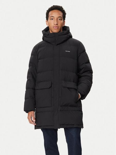 Calvin Klein Kurtka puchowa Classic LV04LH507G Czarny Regular Fit. Czarne kurtki męskie Calvin Klein, m, bez wzorów, z puchu, bez kaptura. Za 1,399.00 zł.