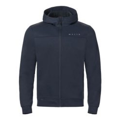 Bluza z kapturem z pełnym zamkiem błyskawicznym Musto Evo. Niebieskie bluzy sportowe męskie Musto, bez wzorów, z kapturem, żeglarskie. Za 504.50 zł.