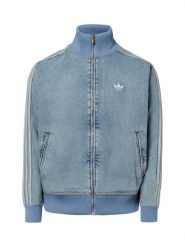 Adidas Originals kurtka dżinsowa Kobiety Bawełna (100%) niebieski, M. Niebieskie kurtki damskie adidas Originals, m, bez wzorów, z bawełny, bez kaptura. Za 439.95 zł.
