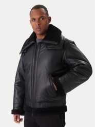 BOSS Kurtka skórzana Joglaci 50547560 Czarny Relaxed Fit. Czarne kurtki męskie Boss, m, bez wzorów, ze skóry, bez kaptura. Za 3,969.00 zł.