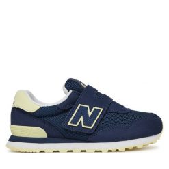 Sneakersy New Balance. Niebieskie trampki i tenisówki chłopięce New Balance, bez wzorów, bez zapięcia. Za 149.99 zł.