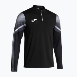 Bluza do biegania męska Joma Elite XI. Czarne bluzy męskie Joma, l, bez wzorów, z elastanu, bez kaptura, do biegania. Za 179.99 zł.