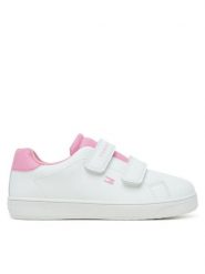 Tommy Hilfiger Sneakersy Low Cut Velcro Sneaker T1A9-33965-1355 S Biały. Białe buty sportowe dziewczęce Tommy Hilfiger, bez wzorów, ze skóry, bez zapięcia. Za 269.99 zł.