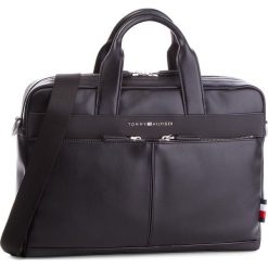 Torba na laptopa TOMMY HILFIGER - Th City Computer Bag AM0AM03586 002. Czarne torby na laptopa damskie Tommy Hilfiger, ze skóry ekologicznej. Za 699.00 zł.