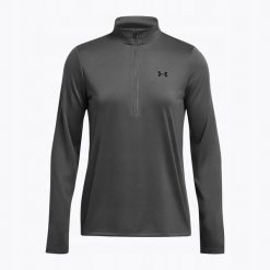 Bluza Damska Sportowa Rozpinana Under Armour Tech 1/2 Zip- Solid. Szare bluzy damskie Under Armour, xl, bez wzorów, bez kaptura. Za 199.99 zł.