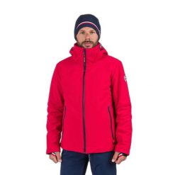 Kurtka narciarska Rossignol Cieloalto. Czerwone kurtki snowboardowe męskie Rossignol, m, bez wzorów, z materiału, bez kaptura, narciarskie, primaloft. Za 1,369.00 zł.