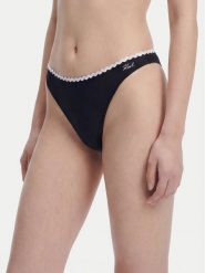KARL LAGERFELD Dół od bikini B1W46020 Czarny. Czarne bikini damskie KARL LAGERFELD, xs, bez wzorów. Za 259.99 zł.