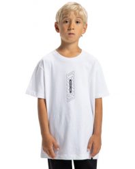 Koszulka z krótkim rękawem dla Chłopcy DC OMEGA Biały. Białe t-shirty dla chłopców DC Shoes, bez wzorów, z bawełny, bez ramiączek. Za 76.99 zł.