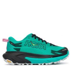 Buty do biegania Hoka. Zielone obuwie sportowe damskie HOKA, bez wzorów, do biegania. Za 849.99 zł.