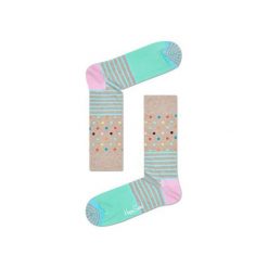 Skarpetki Happy Socks SDO01-1001. Brązowe skarpety męskie Happy Socks, z bawełny. Za 24.43 zł.