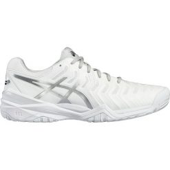 ASICS GELRESOLUTION 7 Obuwie multicourt white/silver. Buty sportowe męskie Asics. W wyprzedaży za 463.20 zł.