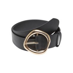 Pasek ze sztucznej skóry damski Urban Classics. Czarne paski damskie Urban Classics, bez wzorów, ze skóry, eleganckie. Za 83.00 zł.