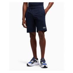 Bermuda Core Identity Rozmiar M Niebieski - 8NPS65PJVRZ-1562. Niebieskie krótkie spodenki sportowe męskie EA7, m, bez wzorów, z bawełny. Za 321.35 zł.