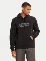 Rossignol Bluza RLNMS01 Czarny Regular Fit. Czarne bluzy męskie Rossignol, m, bez wzorów, z bawełny, bez kaptura. Za 419.00 zł.