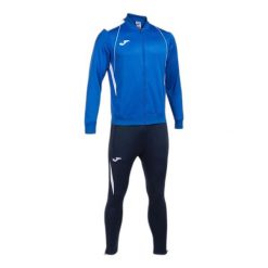 Dziecięcy dres Joma Championship VII. Białe spodnie sportowe dla chłopców Joma, bez wzorów, z dresówki, sportowe, na fitness i siłownię. Za 248.80 zł.