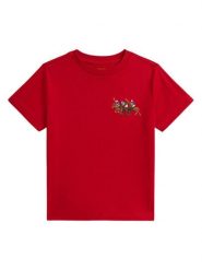 Polo Ralph Lauren T-Shirt 322A95734002 Czerwony Regular Fit. Czerwone t-shirty dla chłopców Polo Ralph Lauren, bez wzorów, z bawełny, bez ramiączek. Za 249.99 zł.