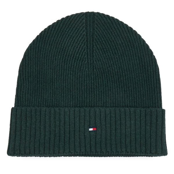 Czapka Tommy Hilfiger. Zielone czapki i kapelusze męskie Tommy Hilfiger, na zimę, bez wzorów. Za 189.99 zł.