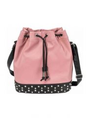 Stylowa torebka worek – Dusty Rose 25L Meatfly. Czerwone torby na ramię damskie Meatfly, bez wzorów, z materiału, eleganckie, bez dodatków. Za 203.99 zł.