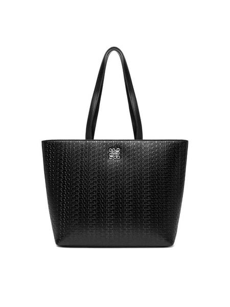 Nine West Torebka CEO-HAMPSHIRE-IV-LDA8170 Czarny. Czarne torebki do ręki damskie Nine West, bez wzorów, z materiału, bez dodatków. Za 269.99 zł.