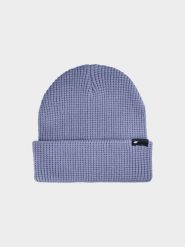 4F Czapka zimowa męska - niebieska L. Niebieskie czapki i kapelusze męskie 4f, na zimę, bez wzorów, z materiału, klasyczne. Za 59.99 zł.
