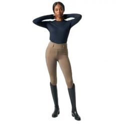 Damskie legginsy jeździeckie o średniej przyczepności PS of Sweden Katja. Brązowe legginsy damskie PS OF SWEDEN, l, bez wzorów. Za 329.00 zł.