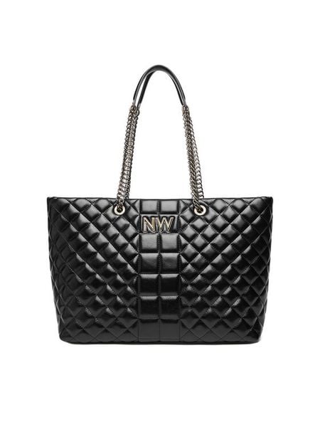 Nine West Torebka EO- VERMONT-III-LDA8407 Czarny. Czarne torebki do ręki damskie Nine West, bez wzorów, z materiału, bez dodatków. Za 399.99 zł.