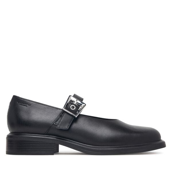 Półbuty Vagabond Shoemakers. Czarne półbuty damskie Vagabond Shoemakers, bez wzorów, bez obcasa, na płaskiej podeszwie, bez zapięcia. Za 564.99 zł.