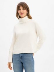 JOOP! Sweter z zawartością kaszmiru - Kristin Kobiety Kaszmir biały, 38. Białe swetry damskie JOOP!, bez wzorów, z dzianiny, bez kołnierzyka, bez ramiączek, bez kaptura. Za 649.95 zł.