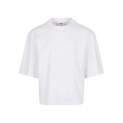 Męska Koszulka Organic Oversized Crop T-shirt. Białe t-shirty męskie Urban Classics, m, bez wzorów, bez kołnierzyka. Za 95.99 zł.