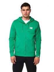 Bluza z bawełna z kaptur na siłownia na czas wolny. Niebieskie bluzy męskie LEONE 1947 APPAREL, s, bez wzorów, z bawełny, bez kaptura, na fitness i siłownię. Za 147.31 zł.