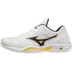 Buty do piłki ręcznej męskie Mizuno Wave Stealth V. Białe buty sportowe męskie Mizuno, z materiału, bez zapięcia, do piłki ręcznej, mizuno wave. W wyprzedaży za 458.95 zł.