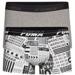 Bokserki Puma Activizm dla Mężczyzn - Zestaw 2 w Kolorze Czarnym - Rozmiar L. Niebieskie bokserki męskie Puma, l, bez wzorów, z bawełny. Za 174.99 zł.