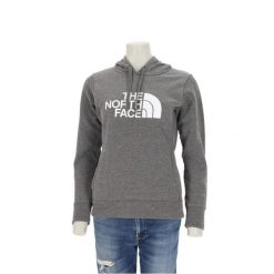 Second life - Bluza damska z kapturem The North Face szara - Jak nowy. Szare bluzy damskie The North Face, l, bez wzorów, z materiału, z kapturem, na fitness i siłownię. Za 127.76 zł.