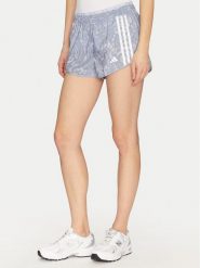 Adidas Szorty sportowe Own the Run 3-Stripes JD7759 Niebieski Regular Fit. Niebieskie szorty sportowe damskie Adidas, l, bez wzorów, z syntetyku, sportowe, do biegania. Za 159.99 zł.