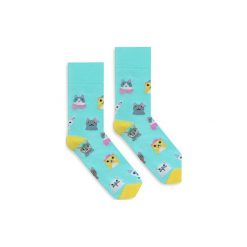 BananaSocks - skarpetki Cat Lover. Niebieskie skarpety damskie Banana socks. Za 27.99 zł.