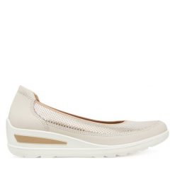 Półbuty Ara. Brązowe półbuty damskie Ara, bez wzorów, bez obcasa, na koturnie, bez zapięcia. Za 489.99 zł.